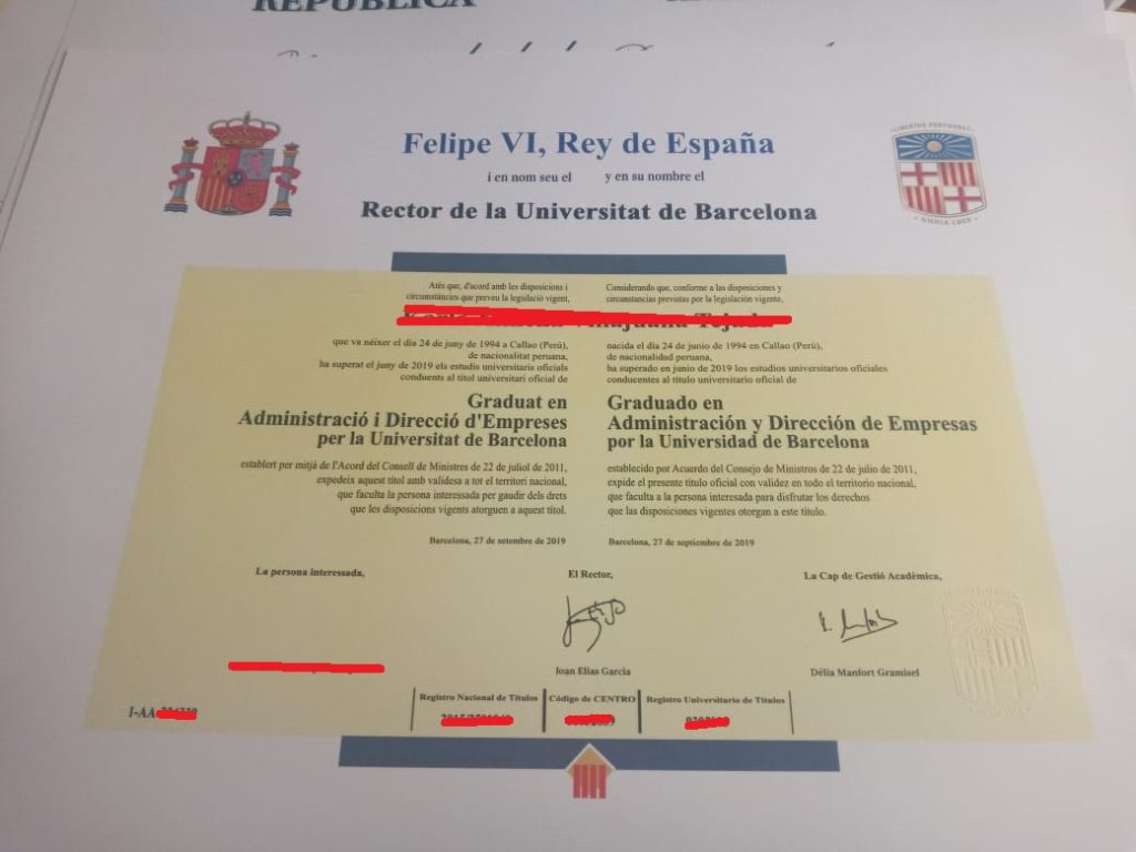 comprar un título universitario español